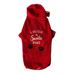 Santa Paws Sequin dog hoodie M